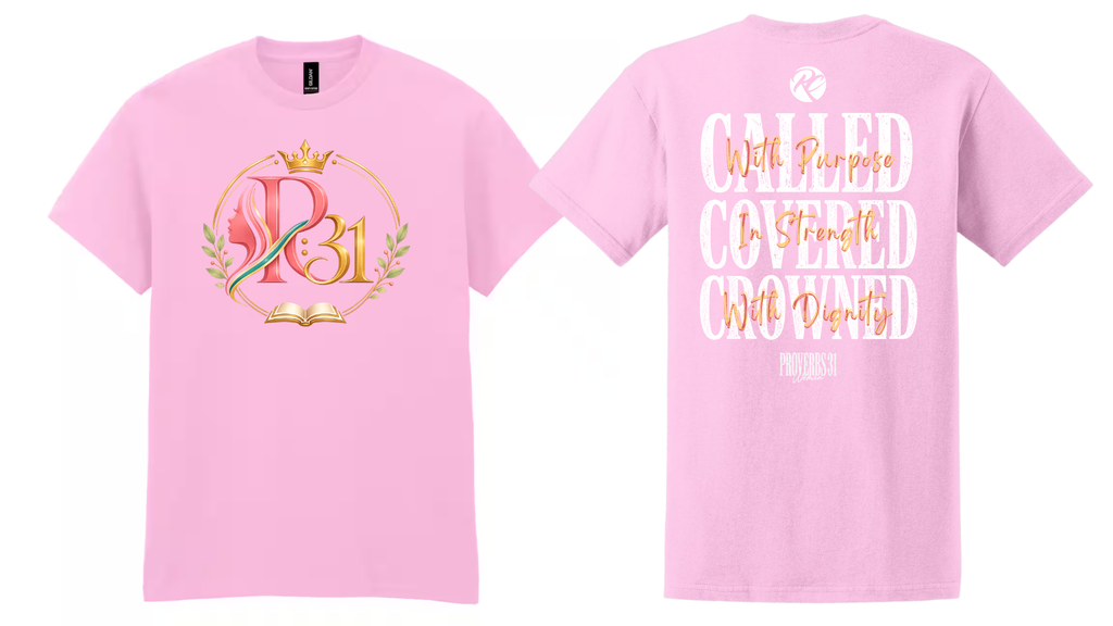 P:31 Women's Ministry – Called. Covered. Crowned. Tee 👑